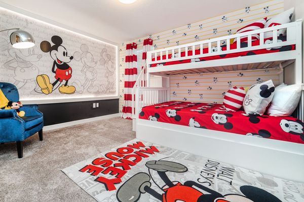 Twin/Double + Twin Trundle Bedroom 6
Upstairs
No TV
Shared Bathroom