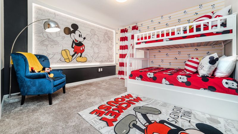 Twin/Double + Twin Trundle Bedroom 6
Upstairs
No TV
Shared Bathroom