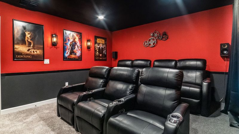 Theater Room Upstairs
Power Adjustable Seats