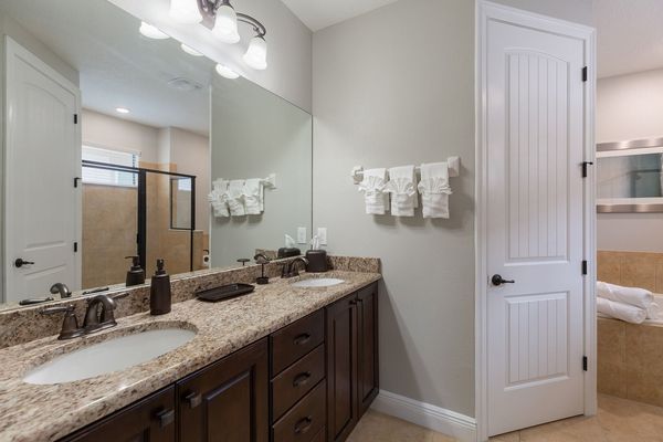 Ensuite bathroom connected to second floor Master Suite