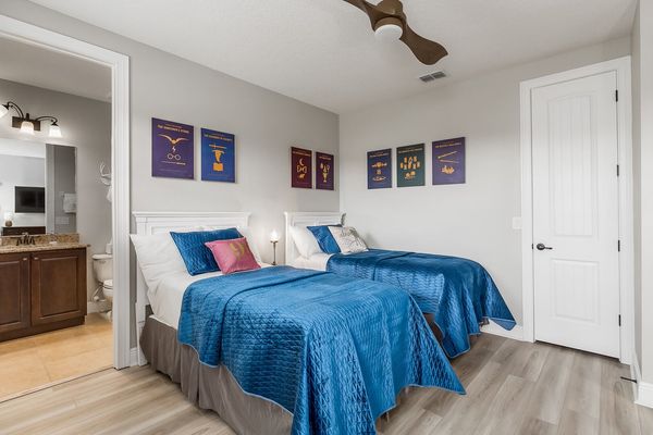 Dream of magical spells in the Wizard-inspired twin suite