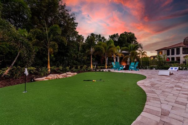 Practice your putting on your private putting green