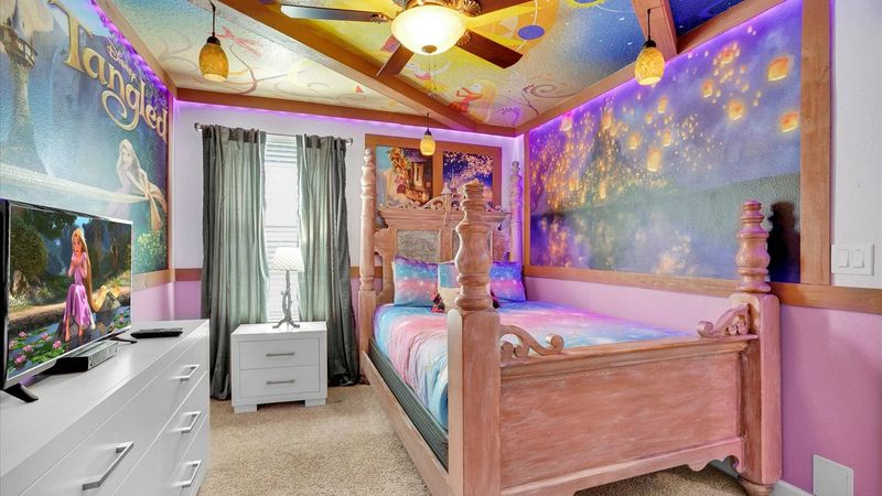 Queen Bedroom 4 Upstairs
Disney Tangled