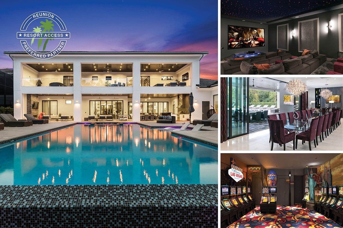Welcome to Royale Reunion, a luxury villa totaling 12,500 sq. ft. of entertainment. | Photos updated: October 2021