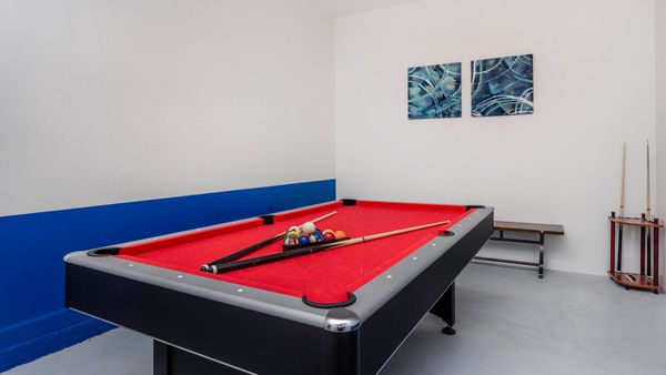 Game Room
Pool Table Converts to Ping Pong Table
2 Video Arcades