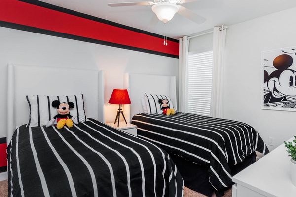 Two Twins Bedroom 4
Mickey Theme