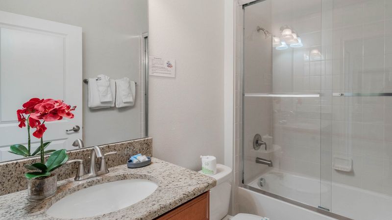 Hall Bathroom 5 downstairs
Tub/Shower Combo