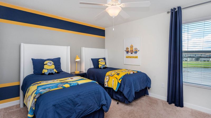 Two Twins Bedroom 3 Upstairs
Minion theme