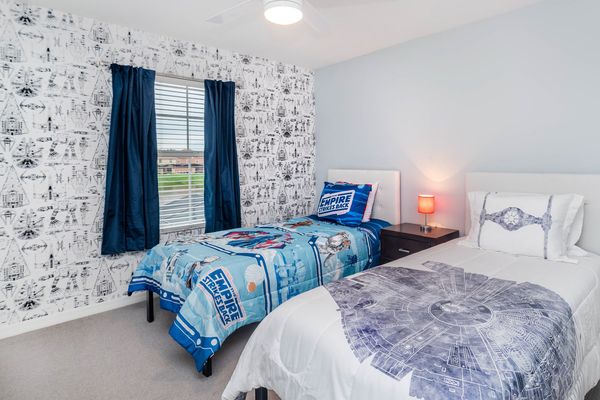 Two Twins Bedroom 2 Upstairs
Star Wars Theme