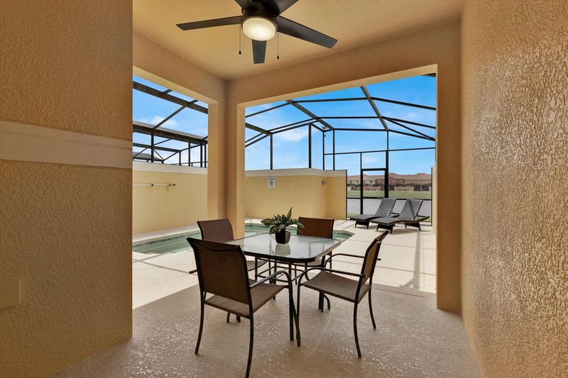 Patio Dining (Angle)
Pool Faces West