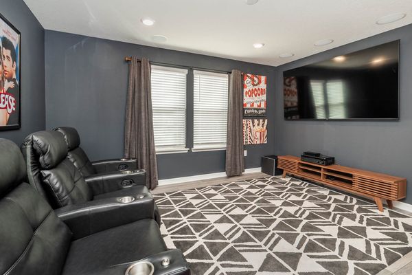 Theater Room (Angle)
82" Smart TV Sound System