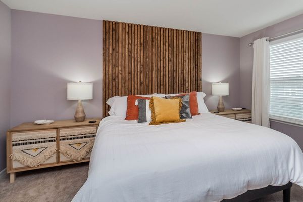 Master King Bedroom 2 Upstairs
Attached Bathroom