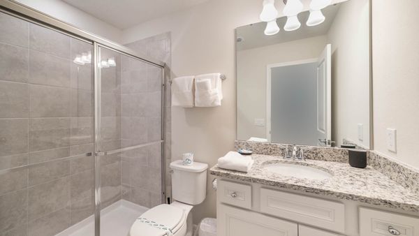 Two Doubles Suite Bathroom 3
Upstairs
Shower