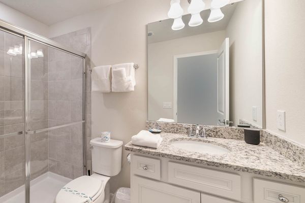 Two Doubles Suite Bathroom 3
Upstairs
Shower