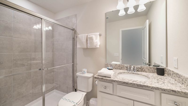 Two Doubles Suite Bathroom 3
Upstairs
Shower