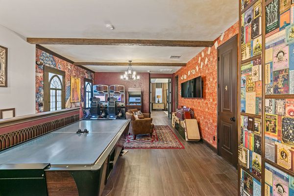 Enjoy a game of air hockey up in the entertainment loft.