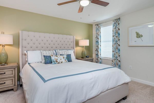 Master King Bedroom 1 Upstairs
Attached Bathroom