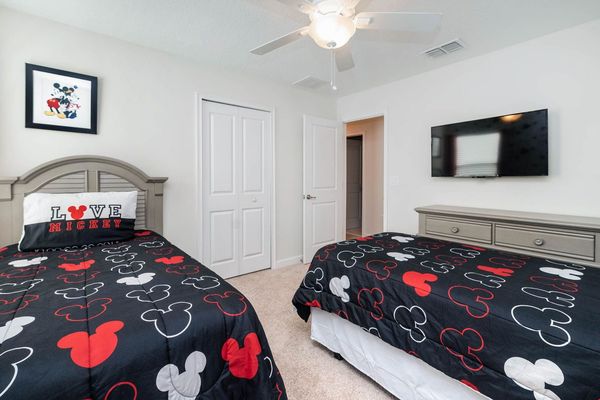 Two Twins Suite Bedroom 5 (Angle)
43" Roku TV