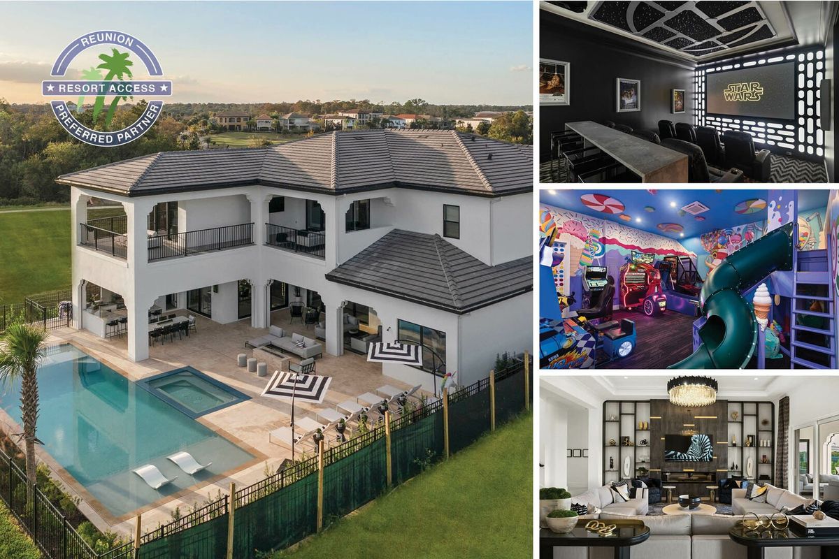 Welcome to The Grand Orlando, a luxurious 8 bedroom, 11 bath home within the prestigious Bear's Den Club at Reunion Resort | Photos updated: November 2021