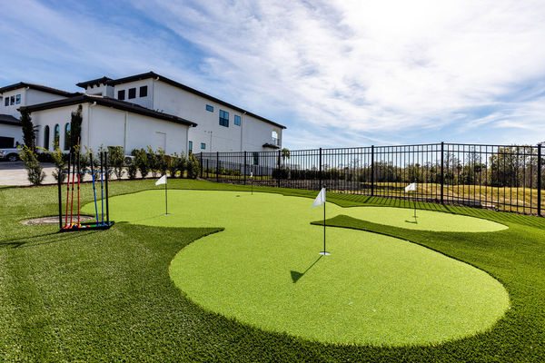 Enjoy a game of putt putt golf located right on the side of the home!
