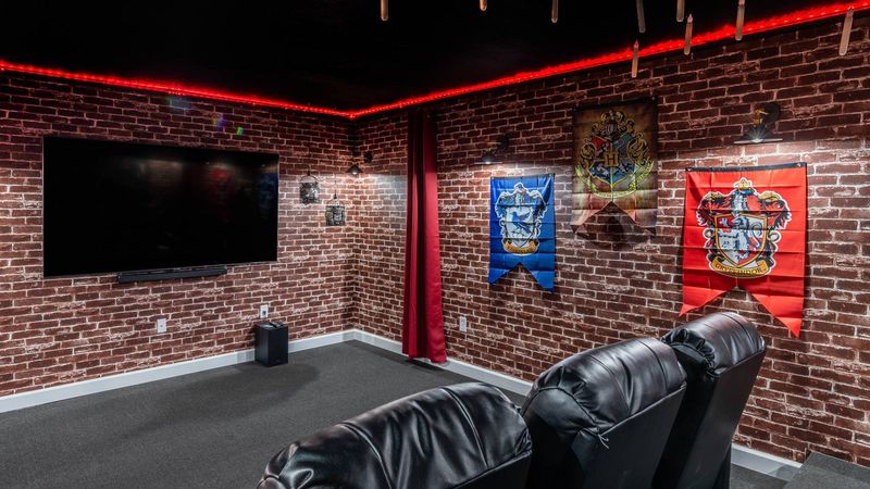 Theater Room (Angle)
83" Smart TV
Sound System
