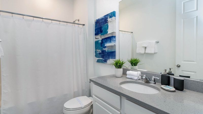 Hall Bathroom 2 downstairs
Tub/Shower Combo