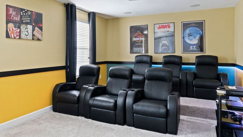 Theater Room (Angle) Upstairs