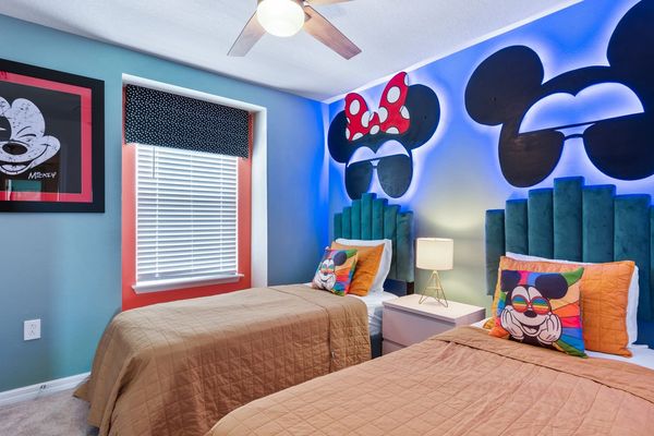 Two Twins Bedroom 5
Mickey Theme