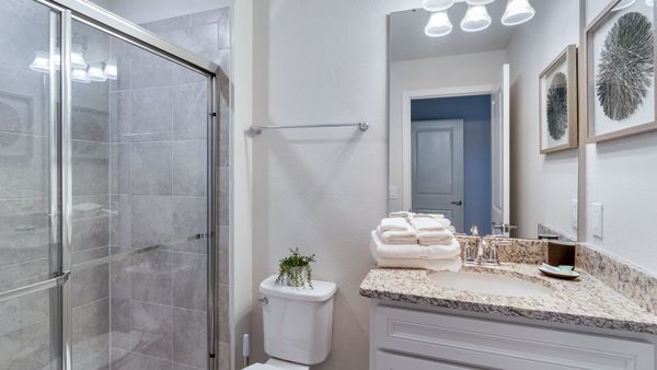King Suite Bathroom 3 Upstairs
Shower