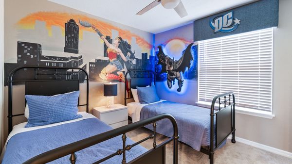 Two Twins Bedroom 4 Upstairs
DC Comics Theme