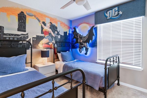 Two Twins Bedroom 4 Upstairs
DC Comics Theme