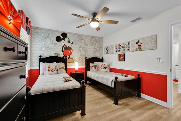 2 Twins Bedroom 5 Upstairs (Angle)