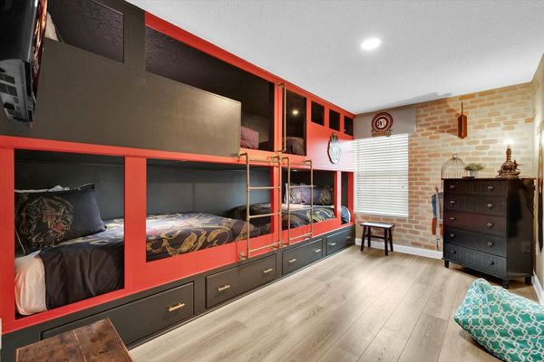 2 - Double over Double 
Bunks Bedroom 4 Upstairs
Harry Potter