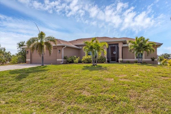Beautiful South Gulf Cove waterfront home with private pool