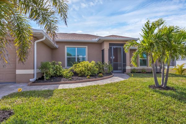 Beautiful South Gulf Cove waterfront home with private pool