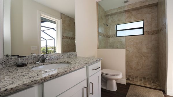 Guest bathroom with walkin shower