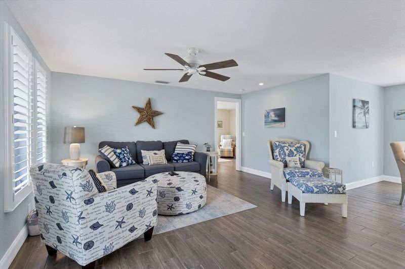 Comfortable seating in the living room