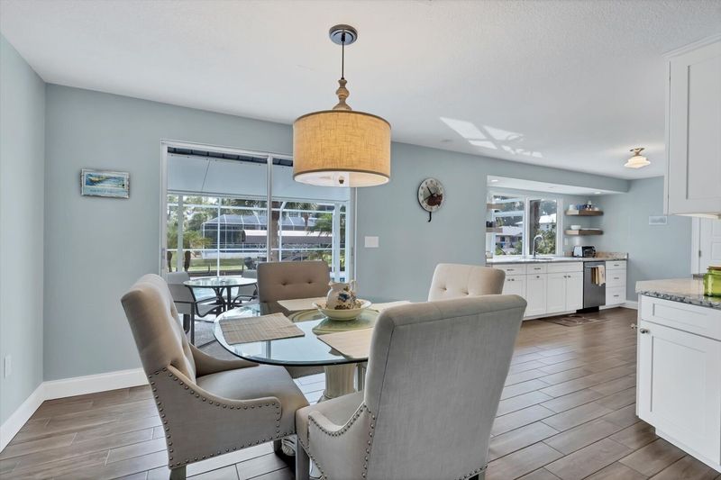 Comfortable dining space