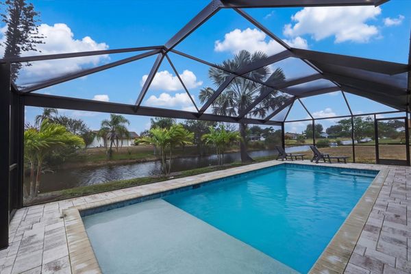 Beautiful sparkling pool