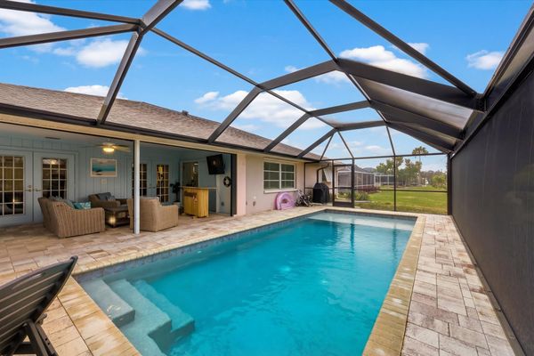 Beautiful sparkling pool