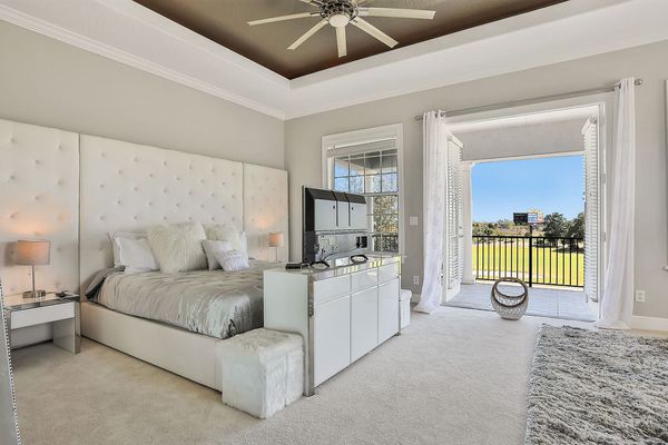 Enjoy beautiful views from the second-floor master suite.