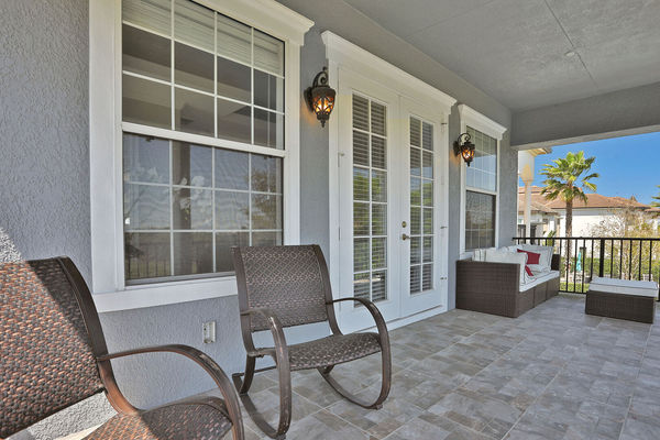 Enjoy a cup of coffee in the morning on your private balcony.