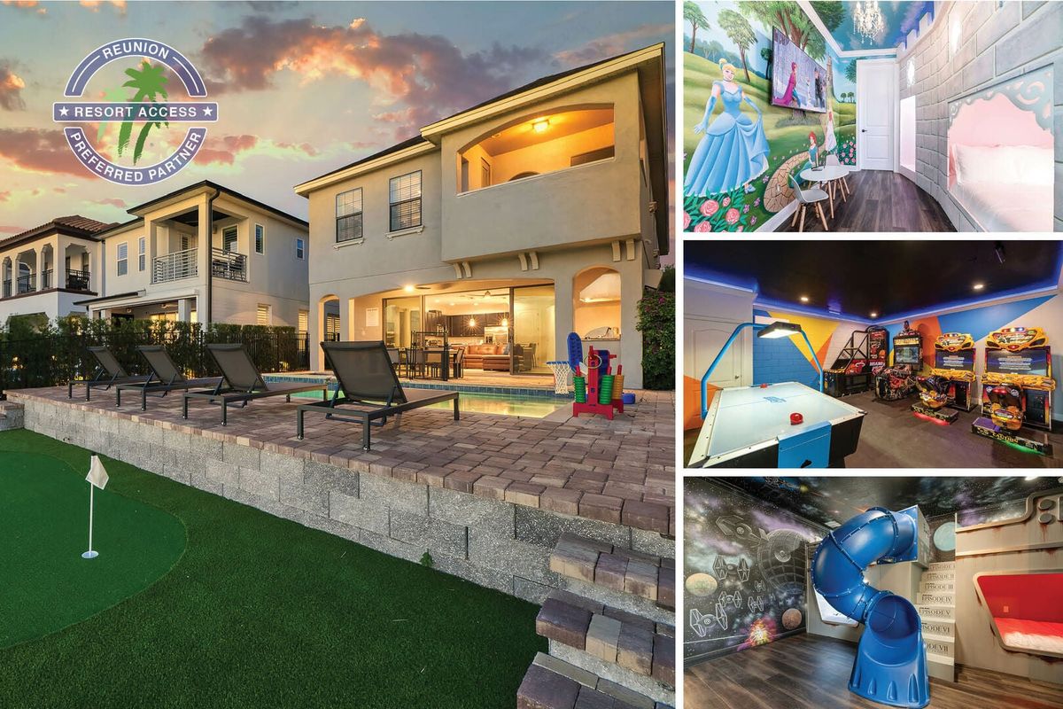 Welcome to Golden Dream, a beautiful 5 bedroom villa in the Reunion Resort! | Photos updated: April 2022 |