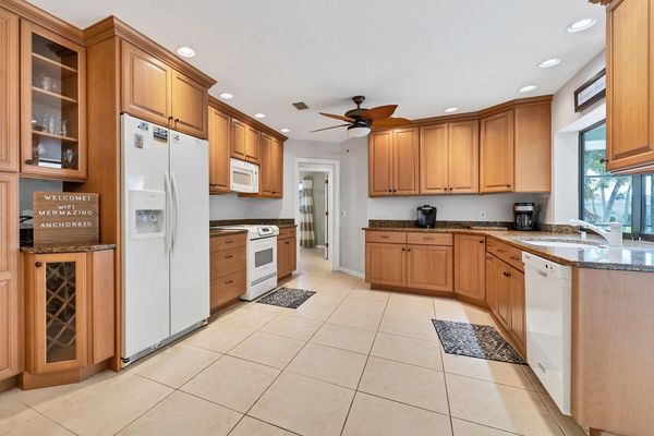 Plenty of space in the kitchen to prepare any meal