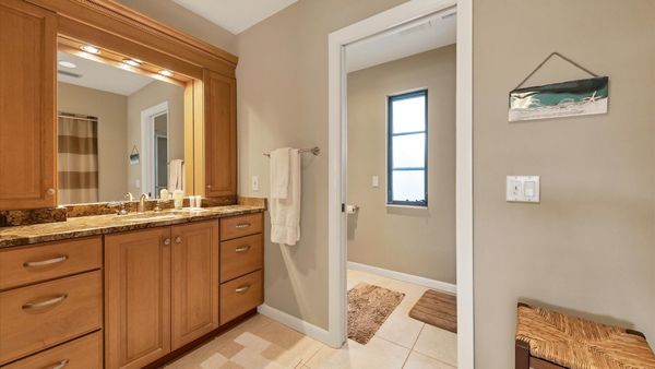 Master bathroom with shower