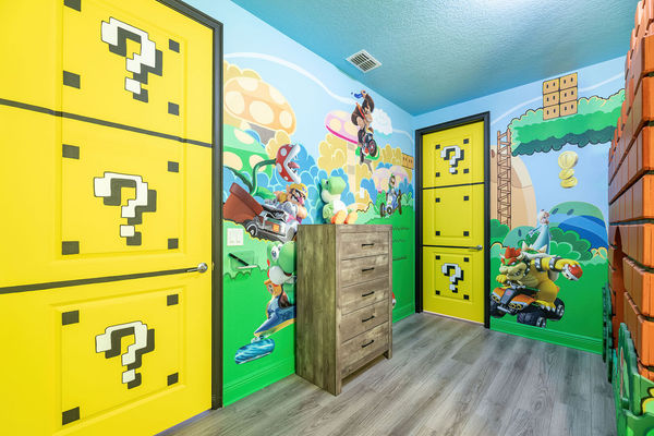 The immersive theming will make you feel like you've stepped into a video game!