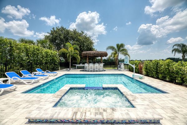 Unwind after a fun-filled day in the spillover spa