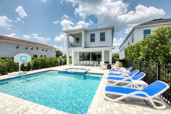 Cool off with a swim in your private pool