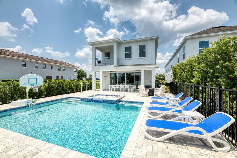 Cool off with a swim in your private pool