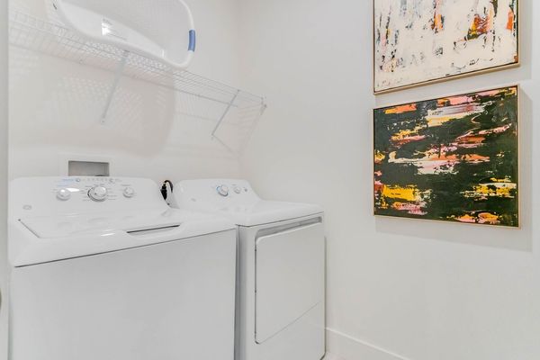 Laundry room on the second floor.